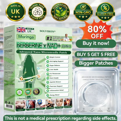 𝐒𝐎𝐋𝐕𝐈𝐑𝐎𝐍® 𝐌𝐨𝐫𝐢𝐧𝐠𝐚 𝐁𝐞𝐫𝐛𝐞𝐫𝐢𝐧𝐞 × 𝐍𝐀𝐃+ 𝟏𝟎-𝐢𝐧-𝟏 𝐀𝐝𝐯𝐚𝐧𝐜𝐞𝐝 𝐍𝐚𝐧𝐨 𝐌𝐢𝐜𝐫𝐨𝐧𝐞𝐞𝐝𝐥𝐞 𝐏𝐚𝐭𝐜𝐡